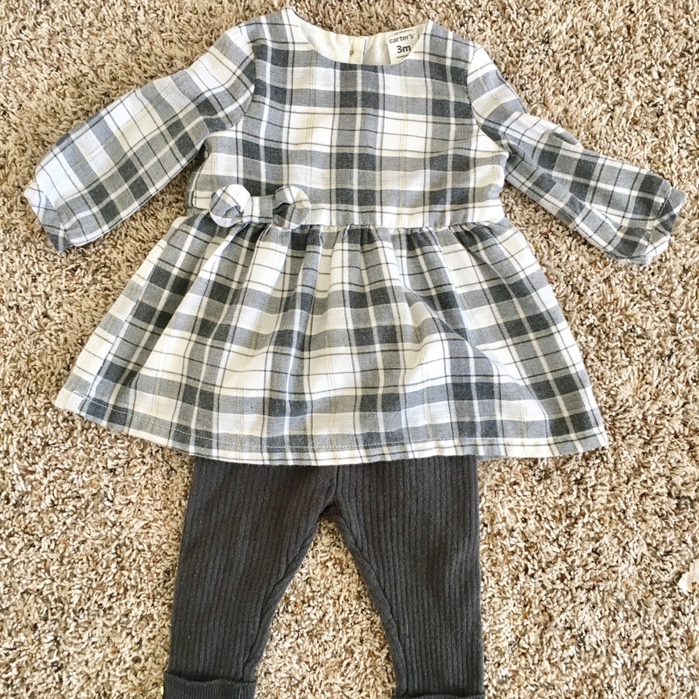 Carters Dress and Legging Set